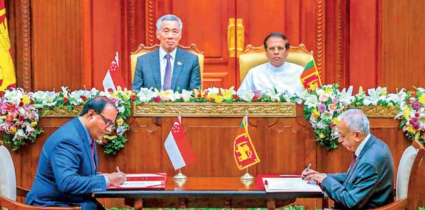 Singapore and Sri Lanka sign free trade agreement